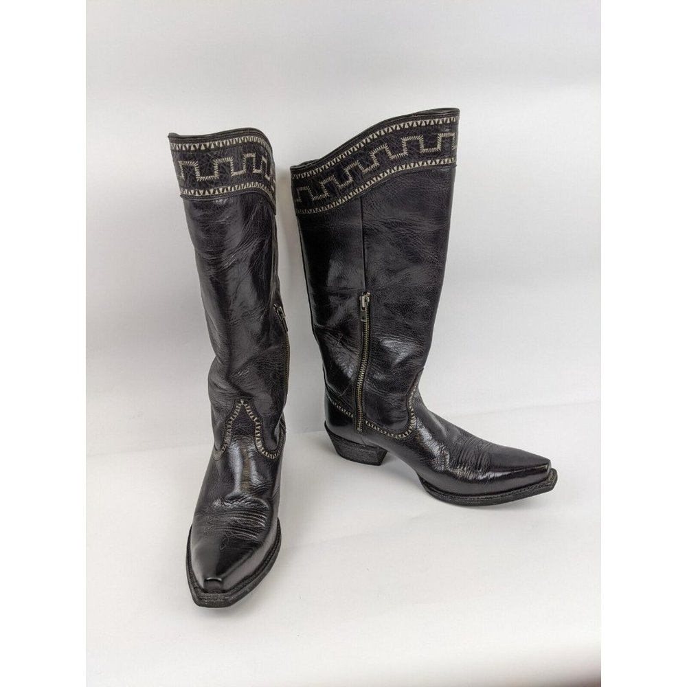 Ariat Sahara Leather Western Cowboy Boots Size 10 10011938